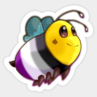 Asexual bee Sticker